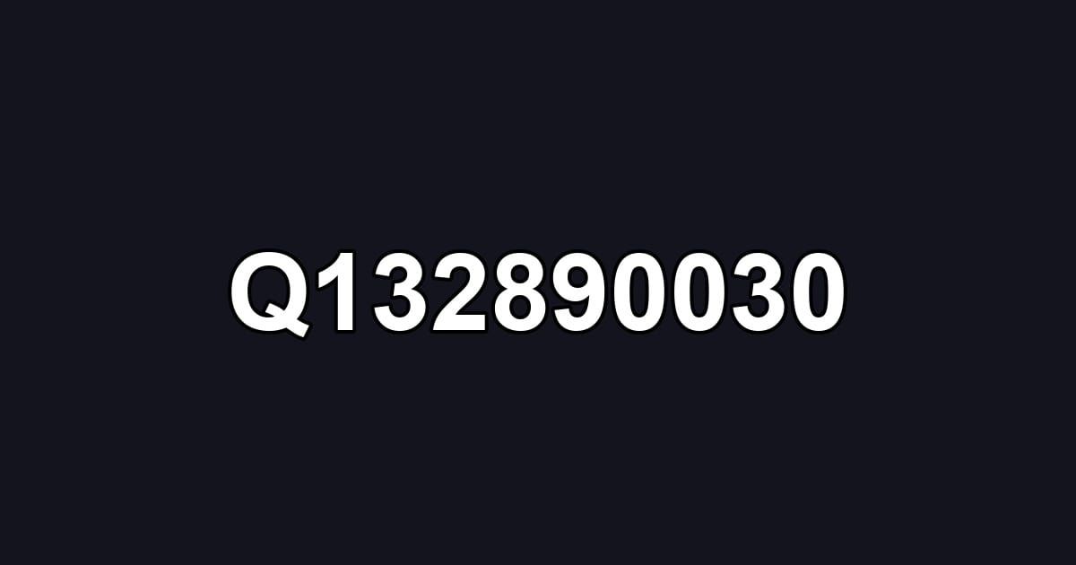 Q132890030