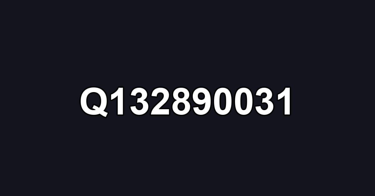 Q132890031