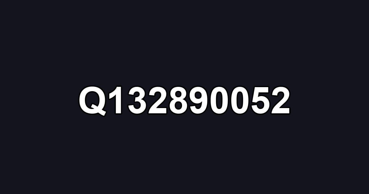 Q132890052