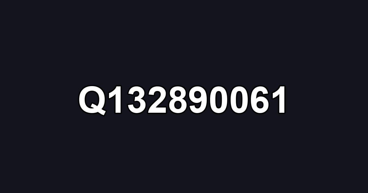 Q132890061