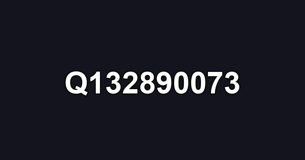 Q132890073
