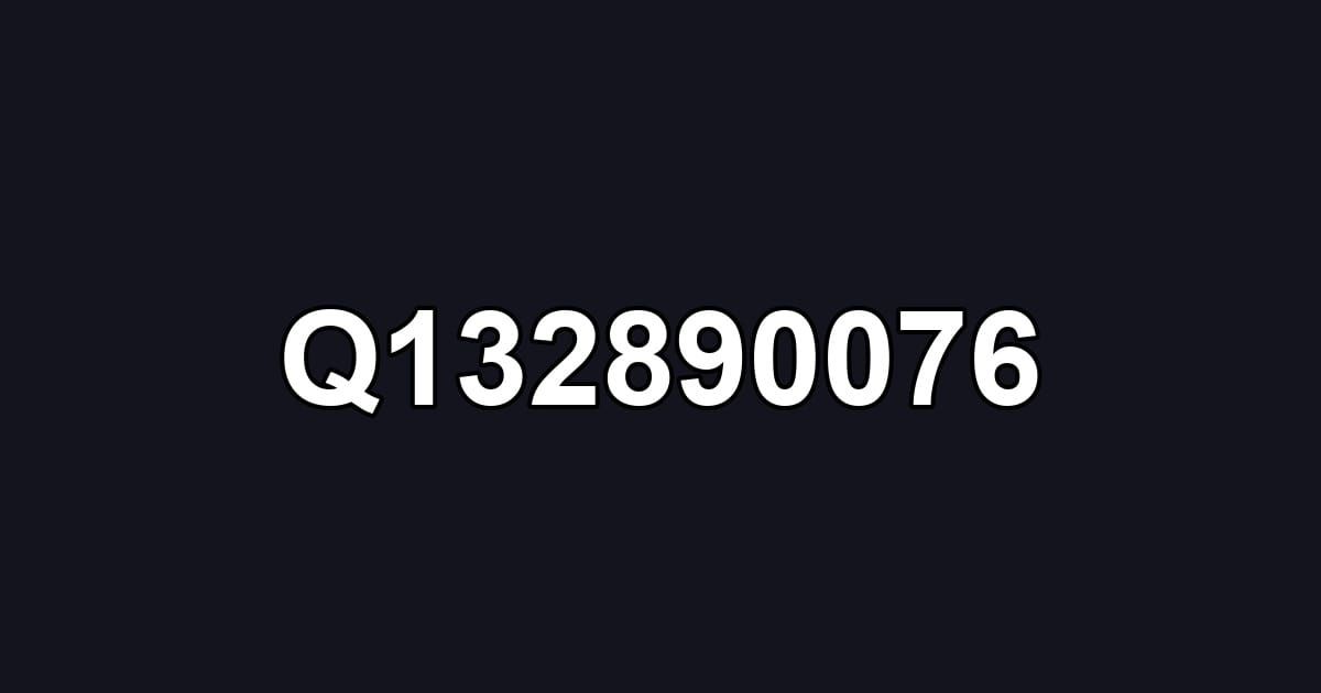 Q132890076