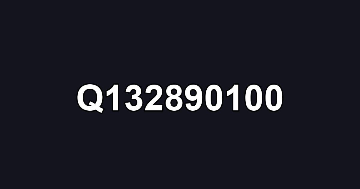 Q132890100