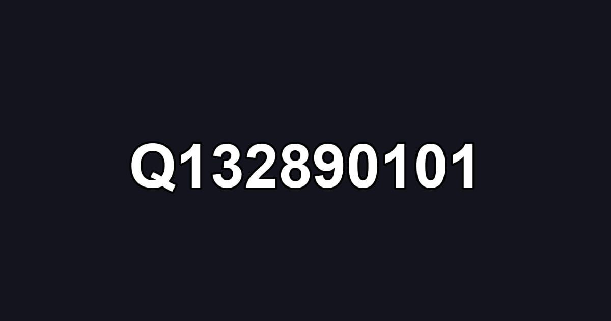 Q132890101