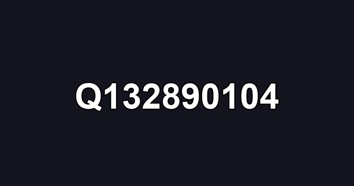Q132890104