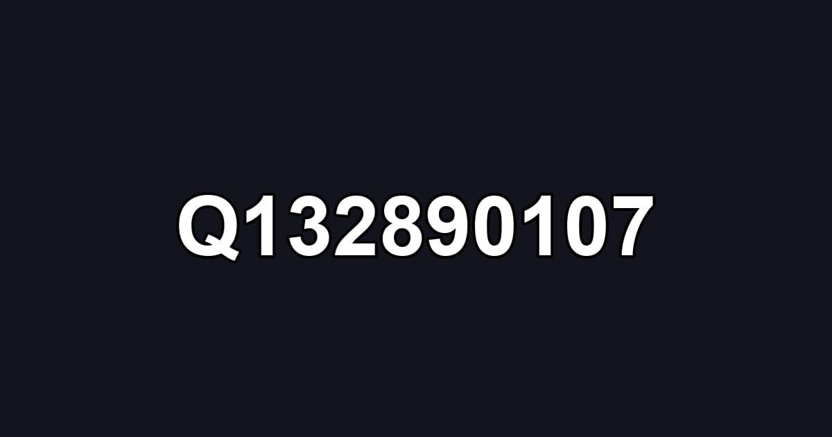 Q132890107