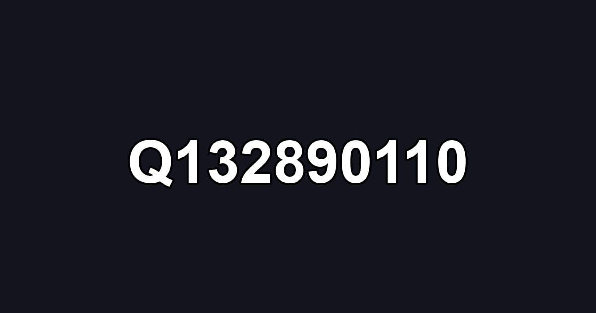 Q132890110