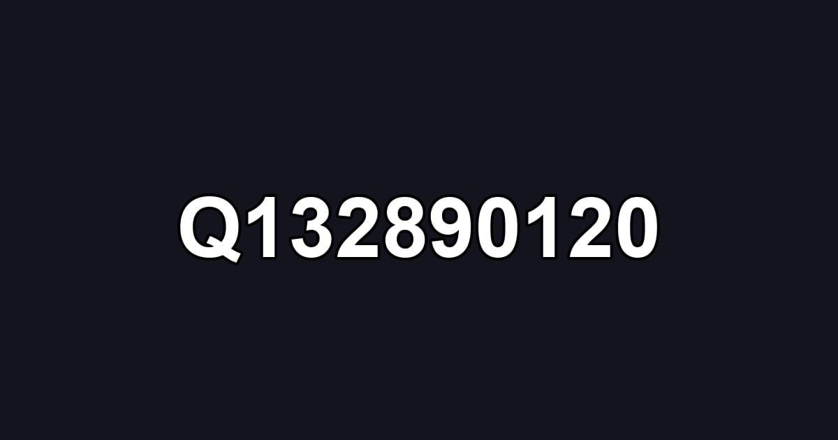 Q132890120