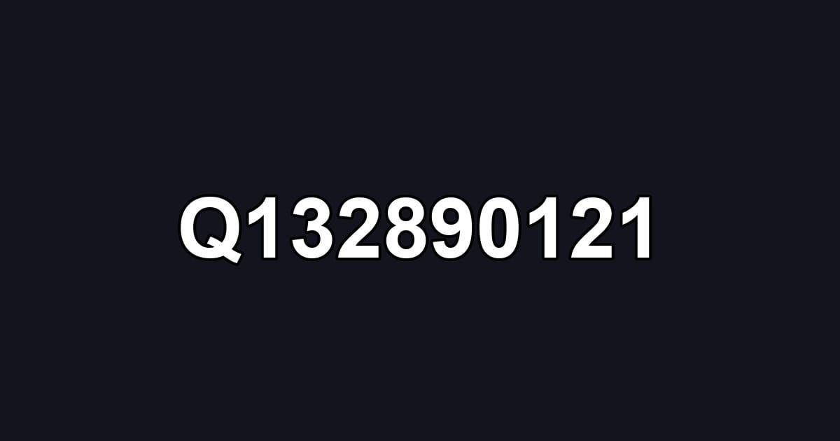 Q132890121