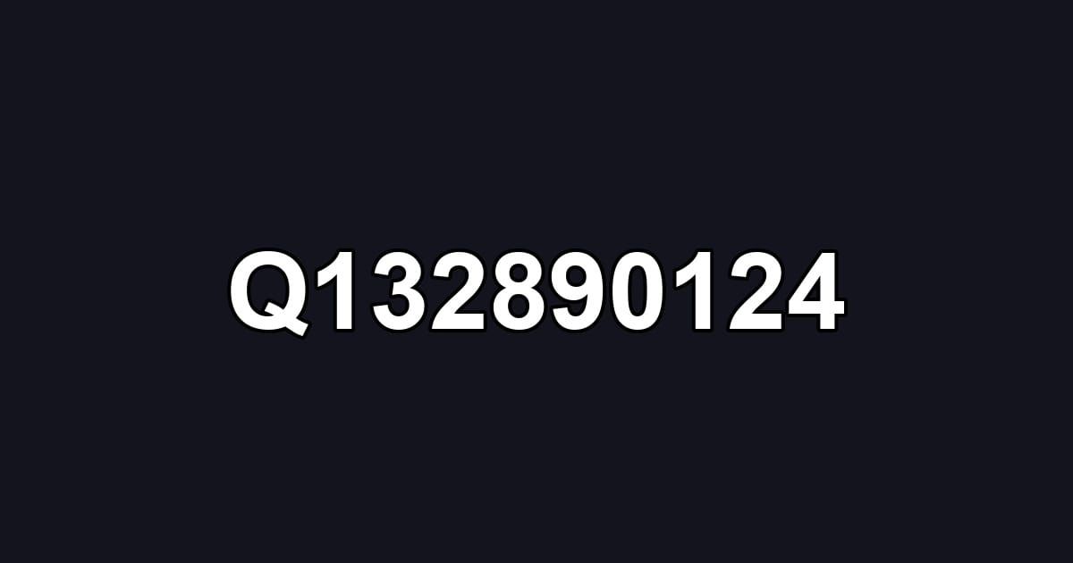 Q132890124