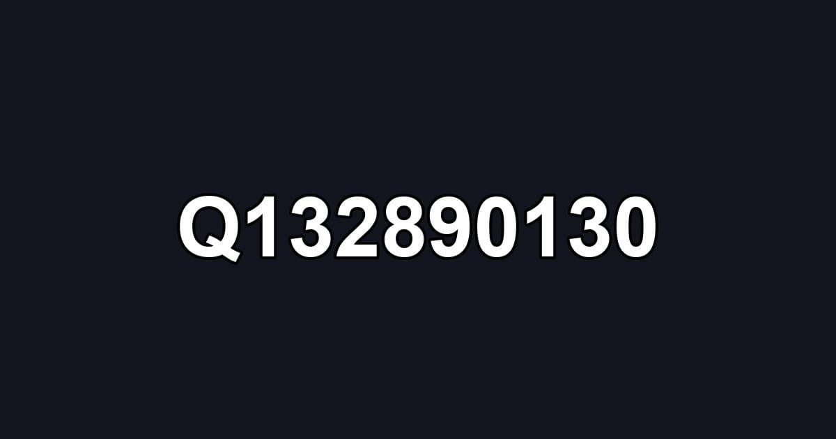 Q132890130
