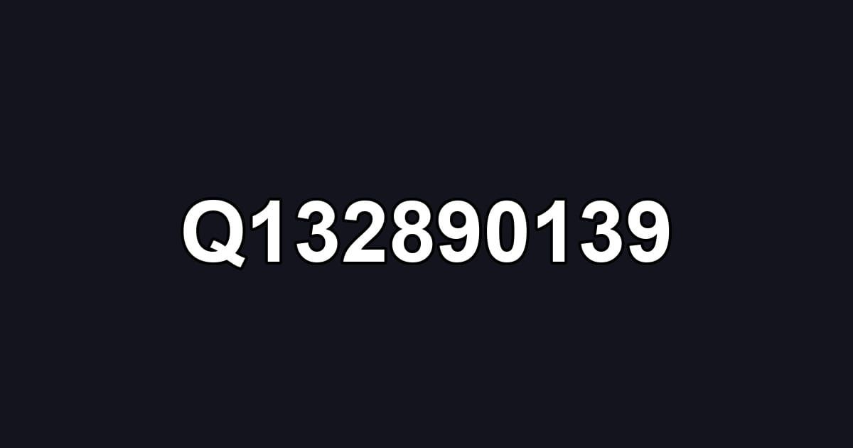 Q132890139