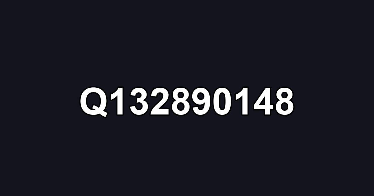 Q132890148