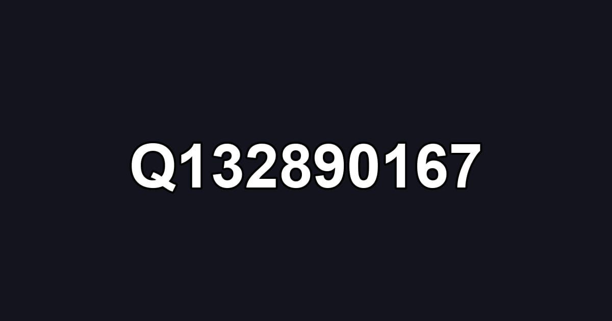 Q132890167