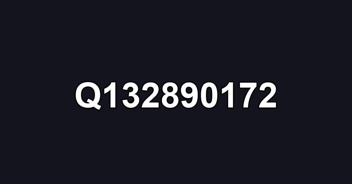 Q132890172