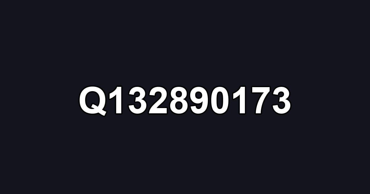 Q132890173
