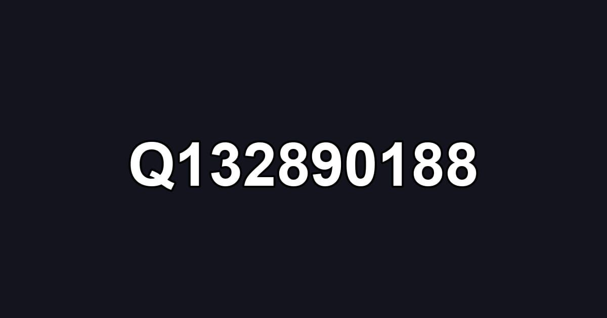 Q132890188