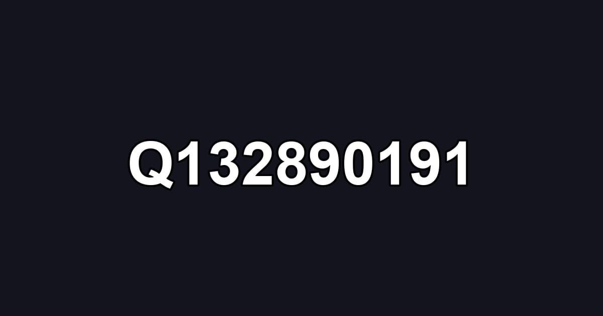 Q132890191
