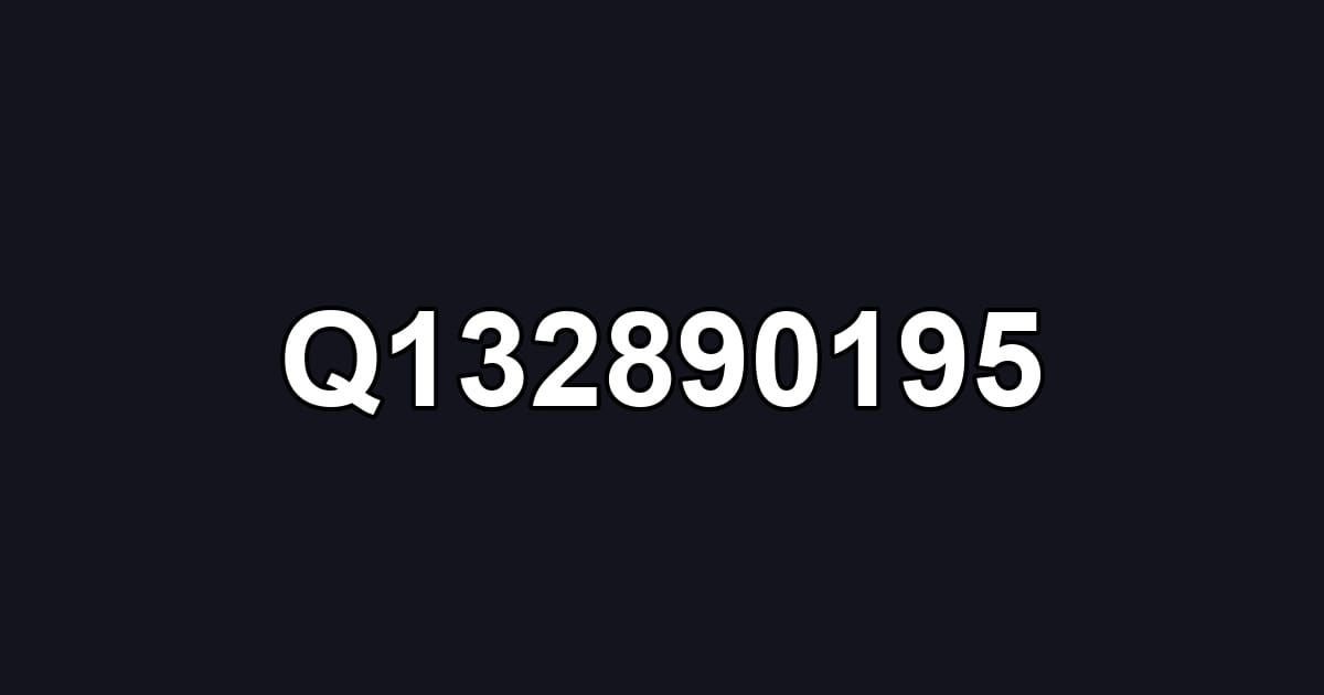 Q132890195