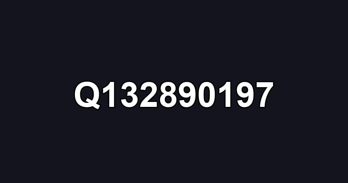 Q132890197