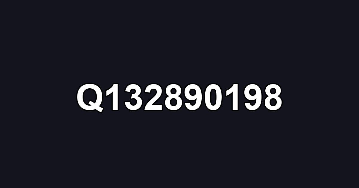 Q132890198