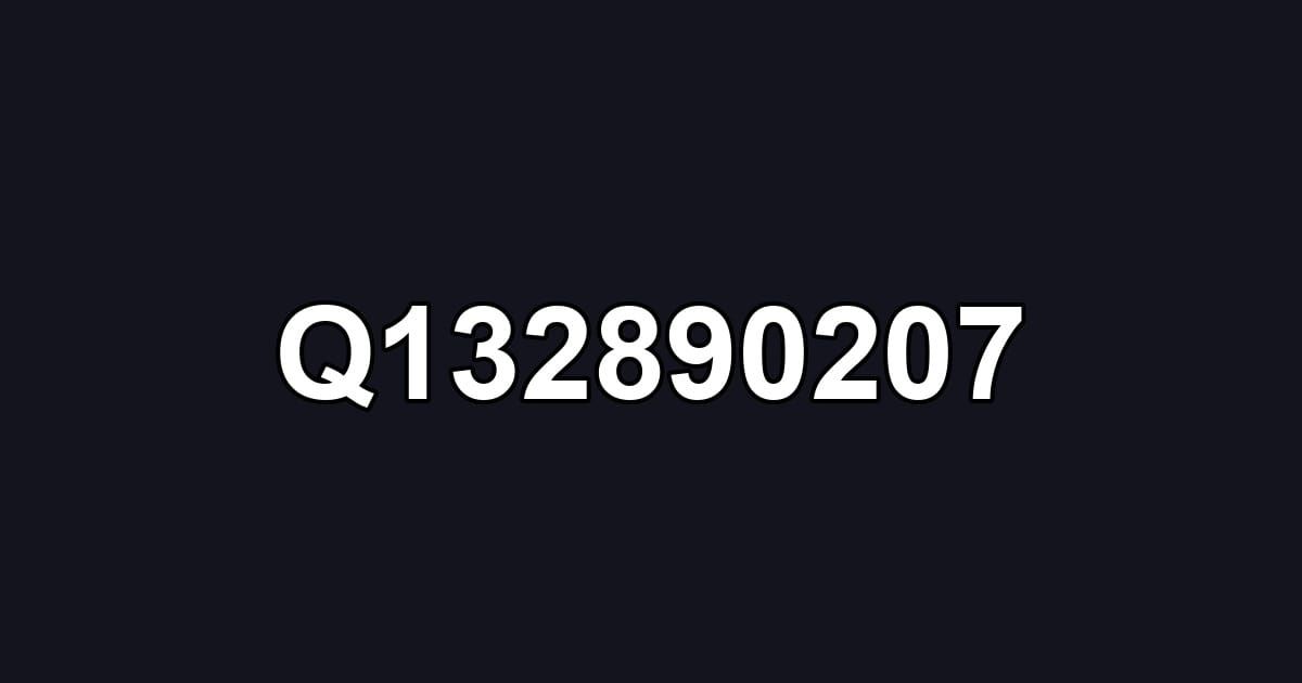 Q132890207