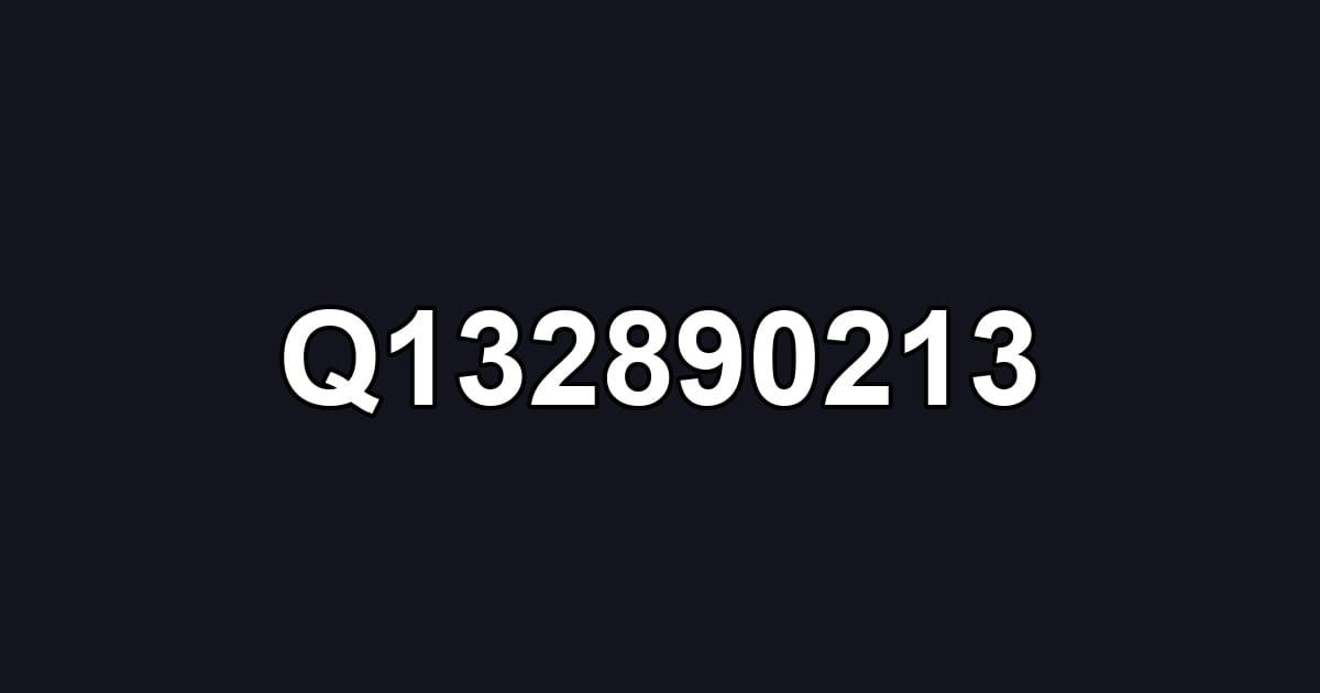 Q132890213