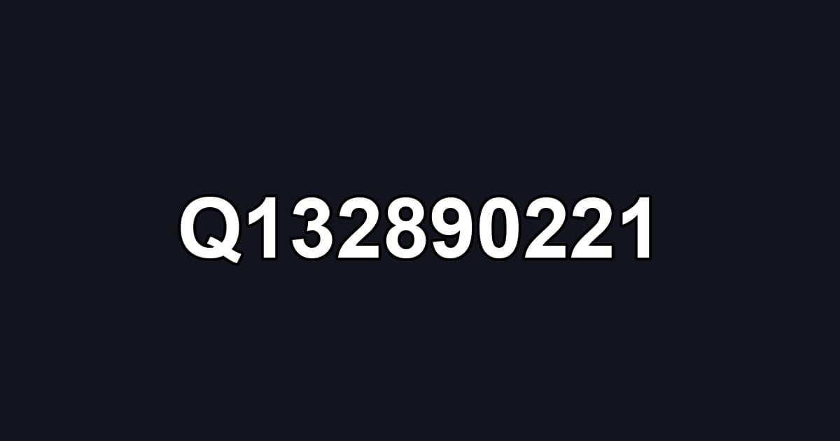 Q132890221