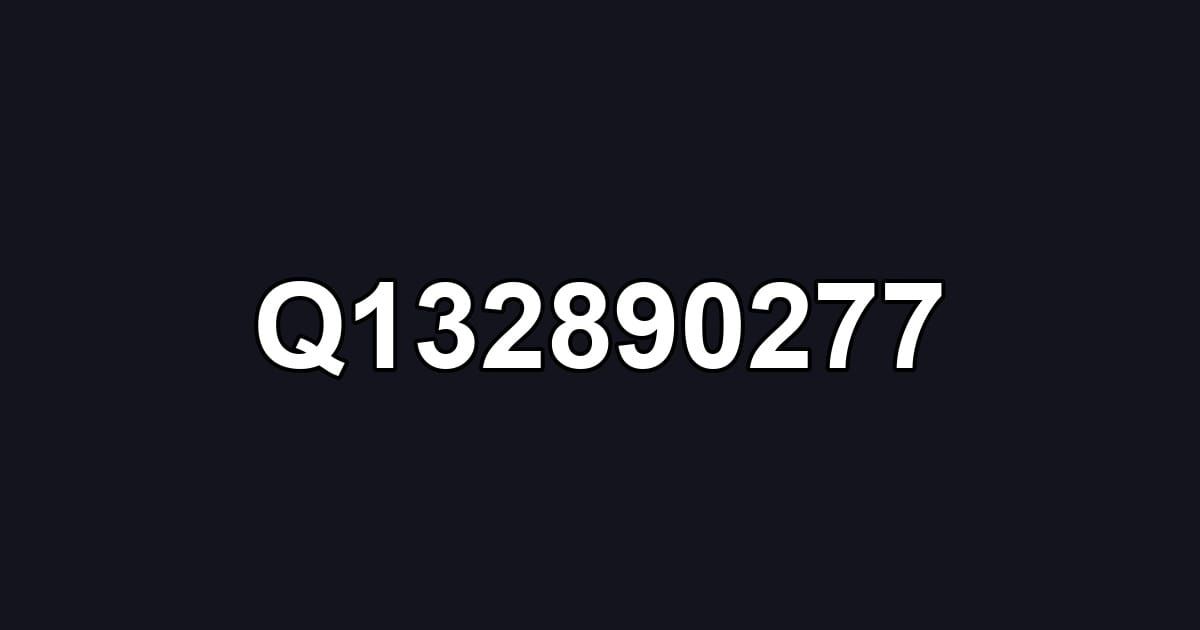 Q132890277