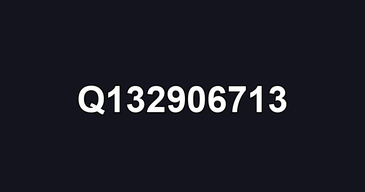 Q132906713