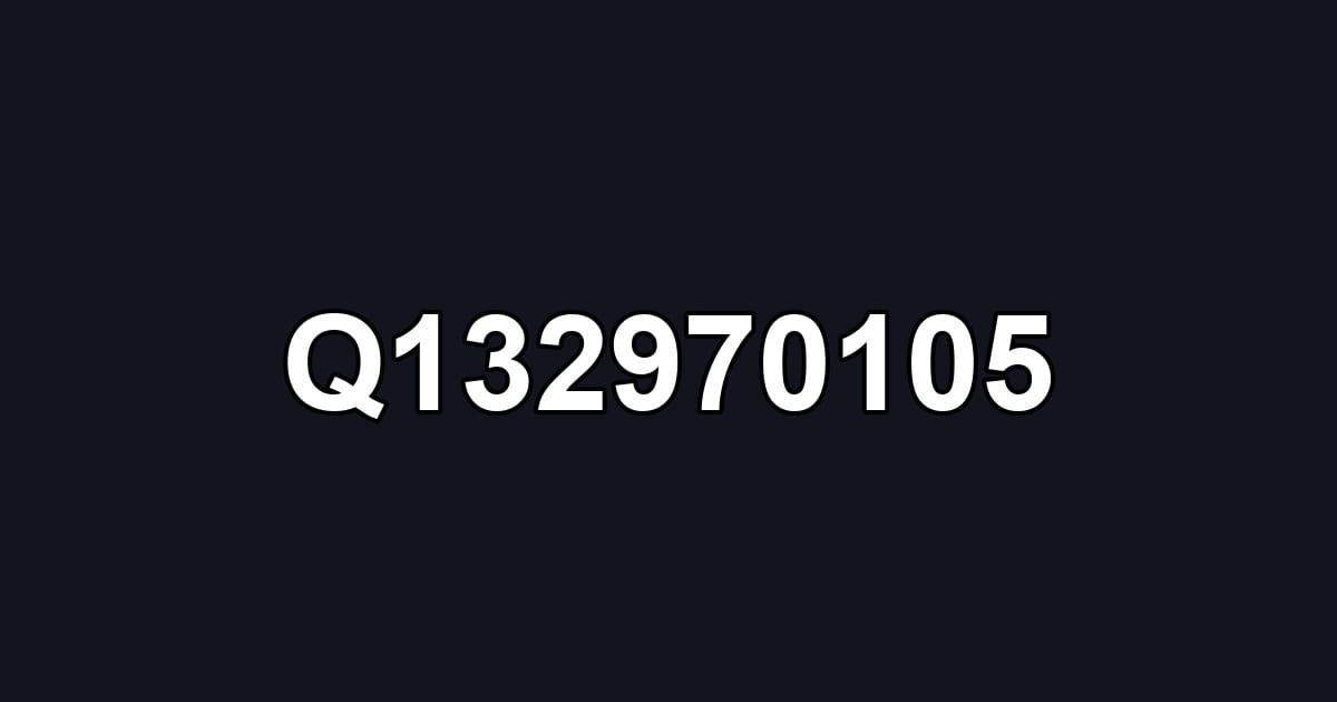 Q132970105