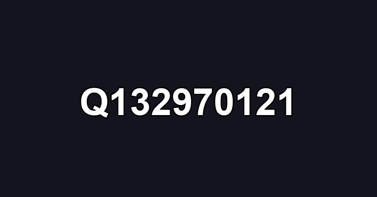 Q132970121