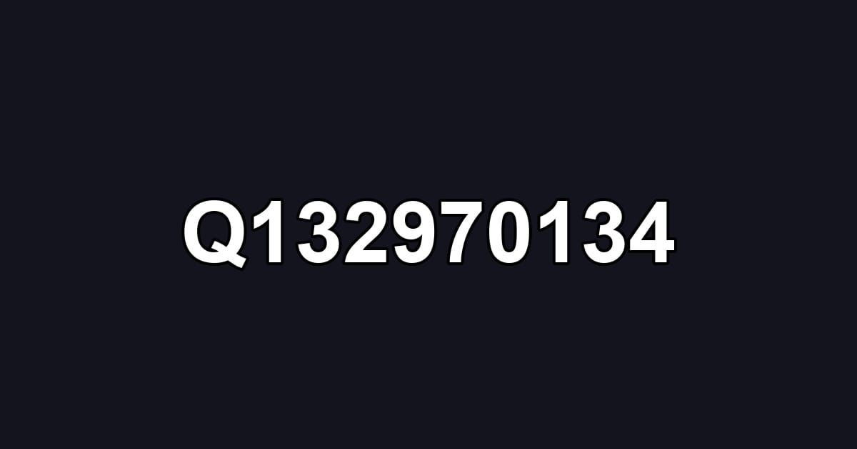 Q132970134