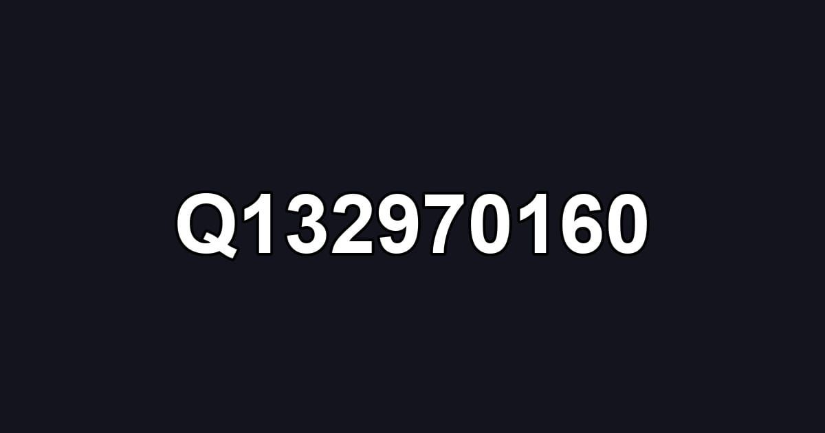 Q132970160