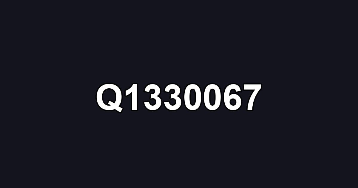 Q1330067