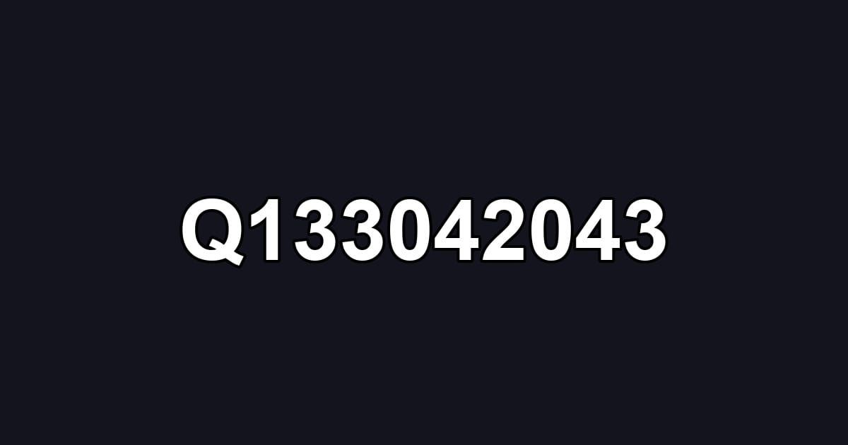 Q133042043