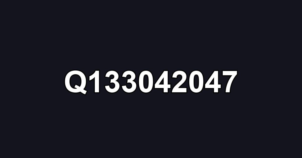 Q133042047