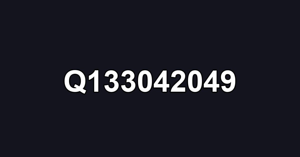 Q133042049