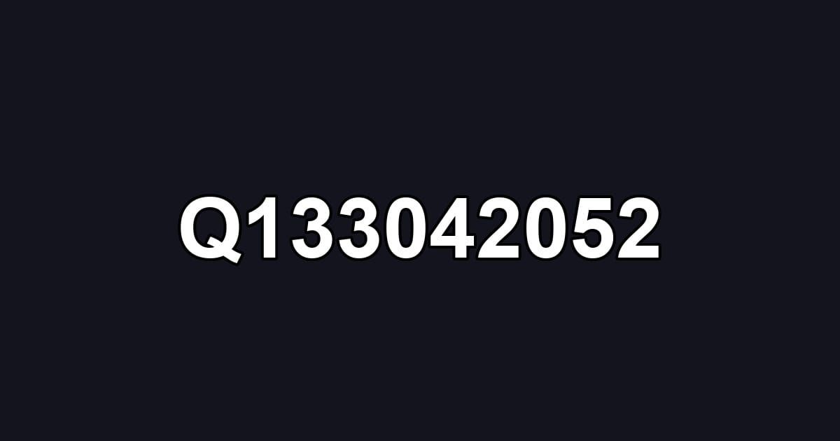 Q133042052