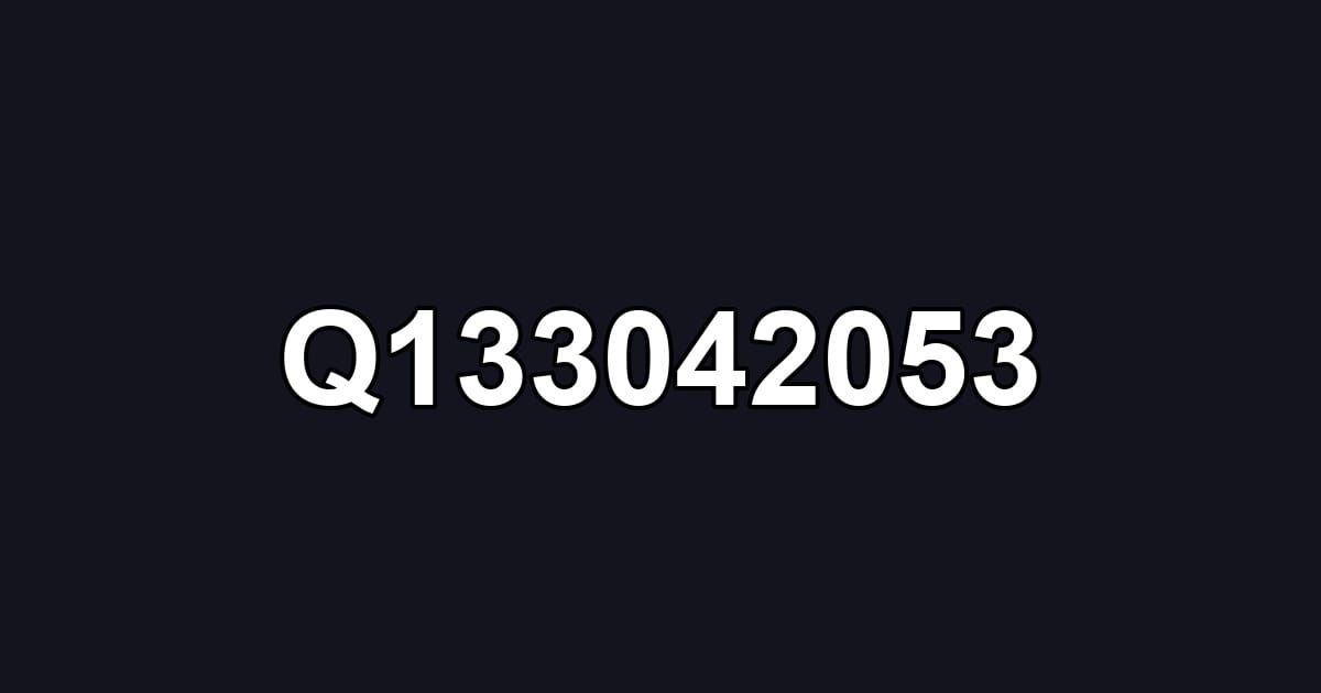Q133042053