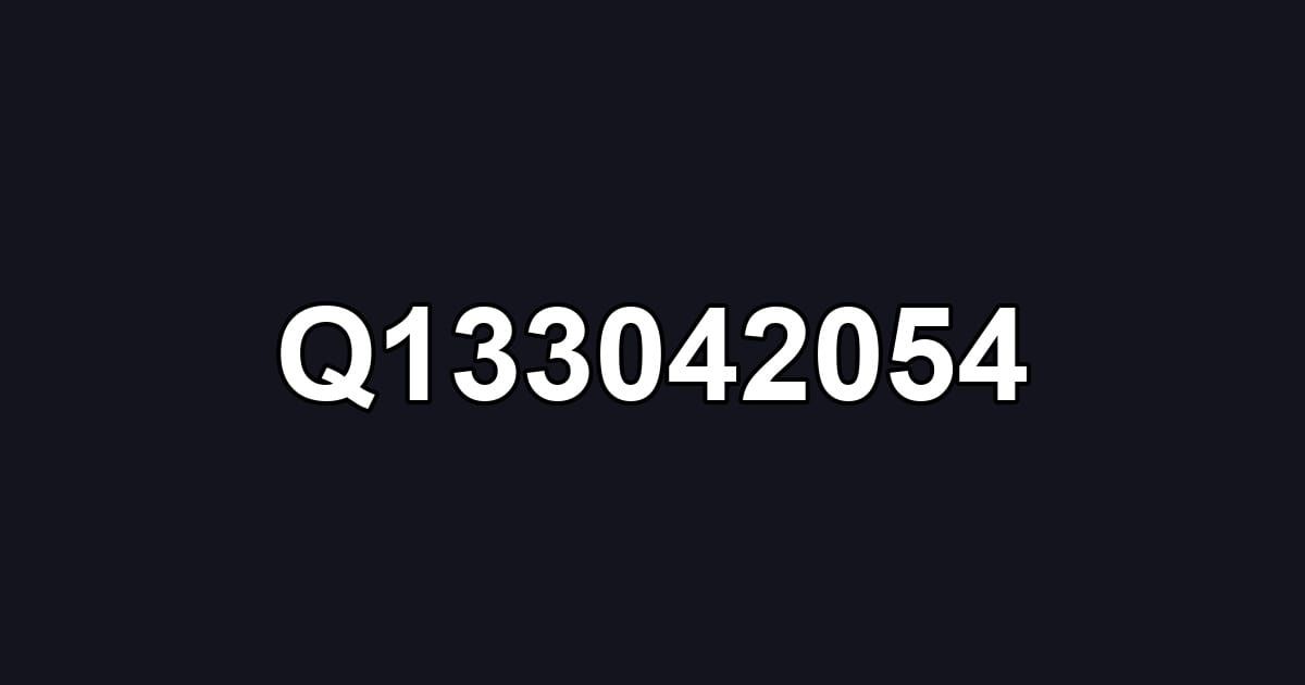 Q133042054