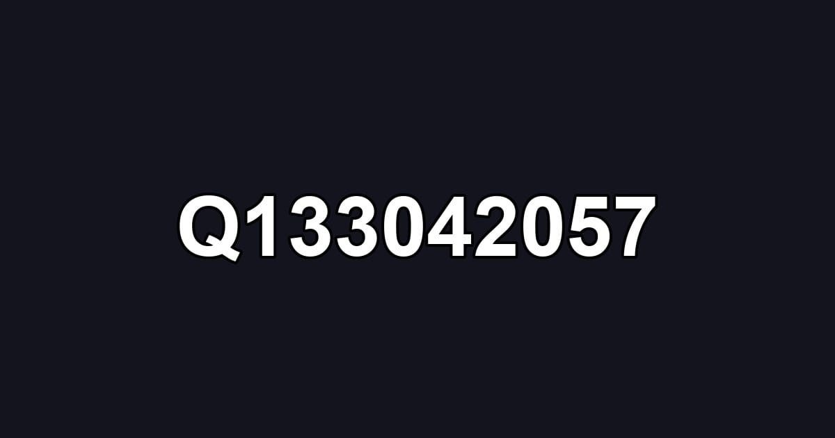 Q133042057