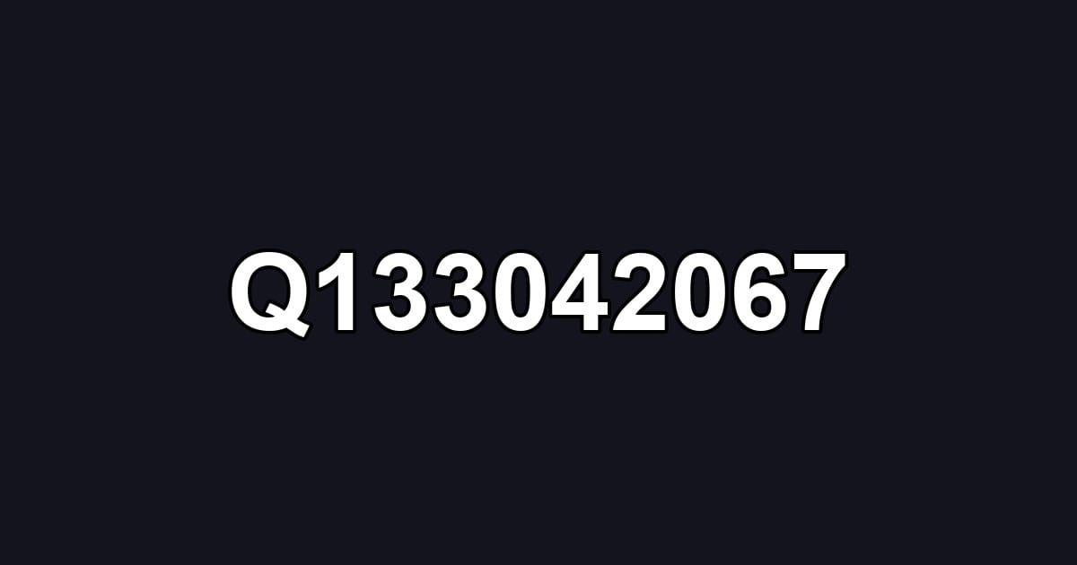 Q133042067
