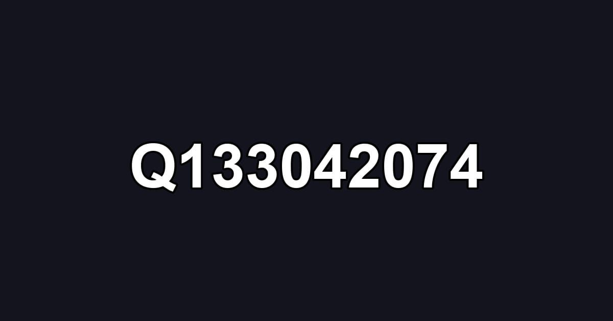 Q133042074