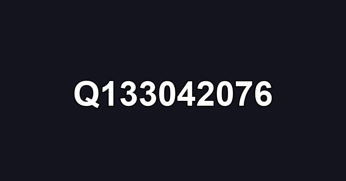 Q133042076