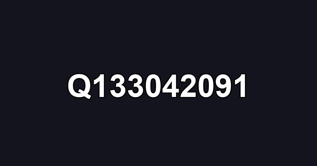 Q133042091