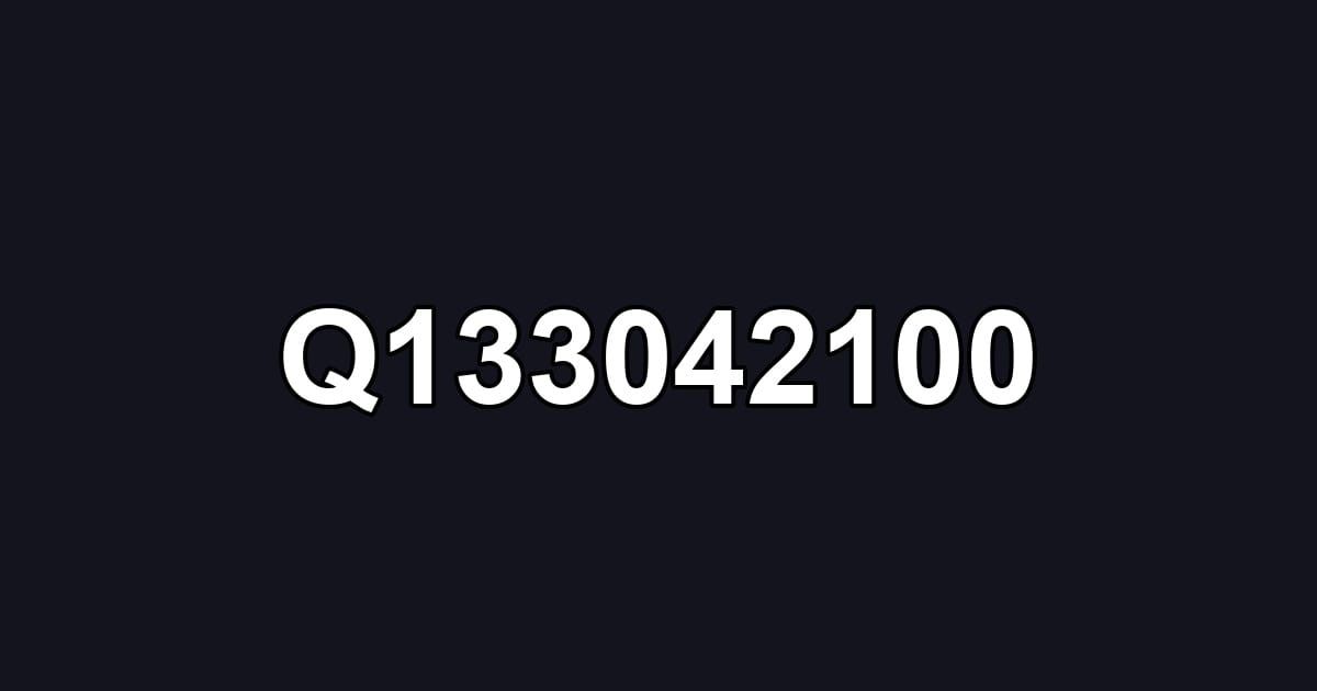 Q133042100