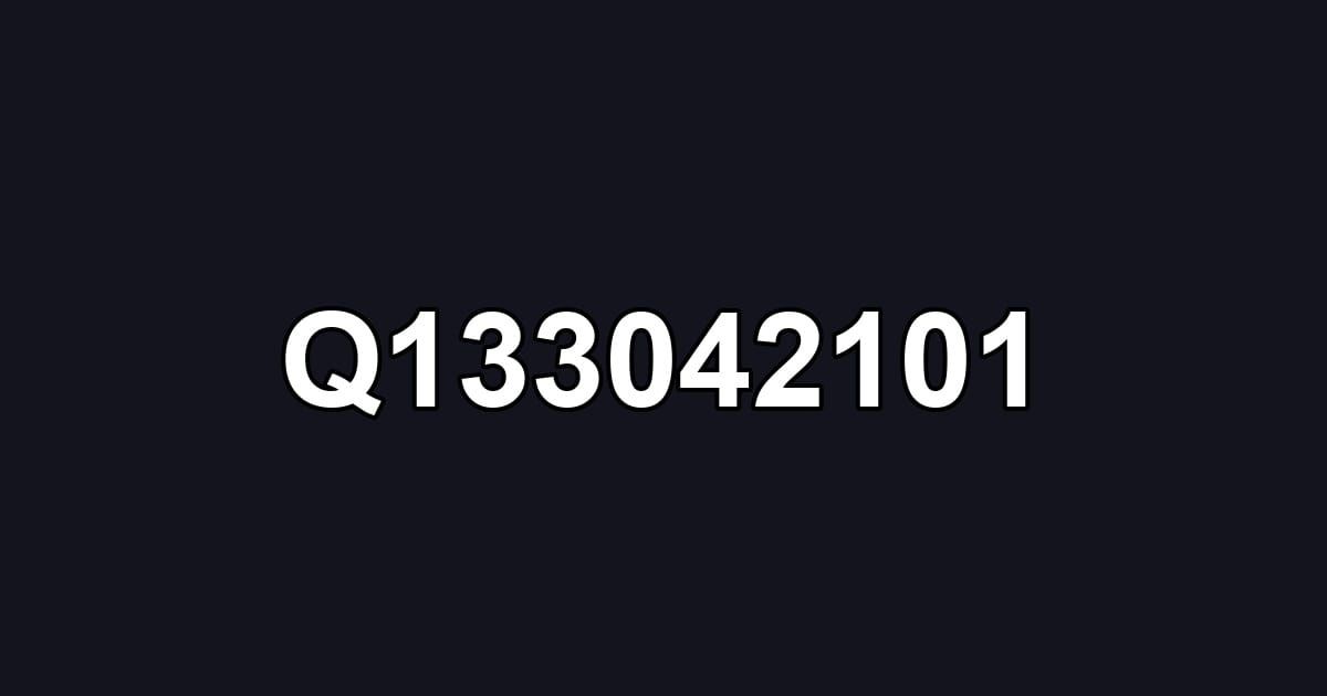Q133042101