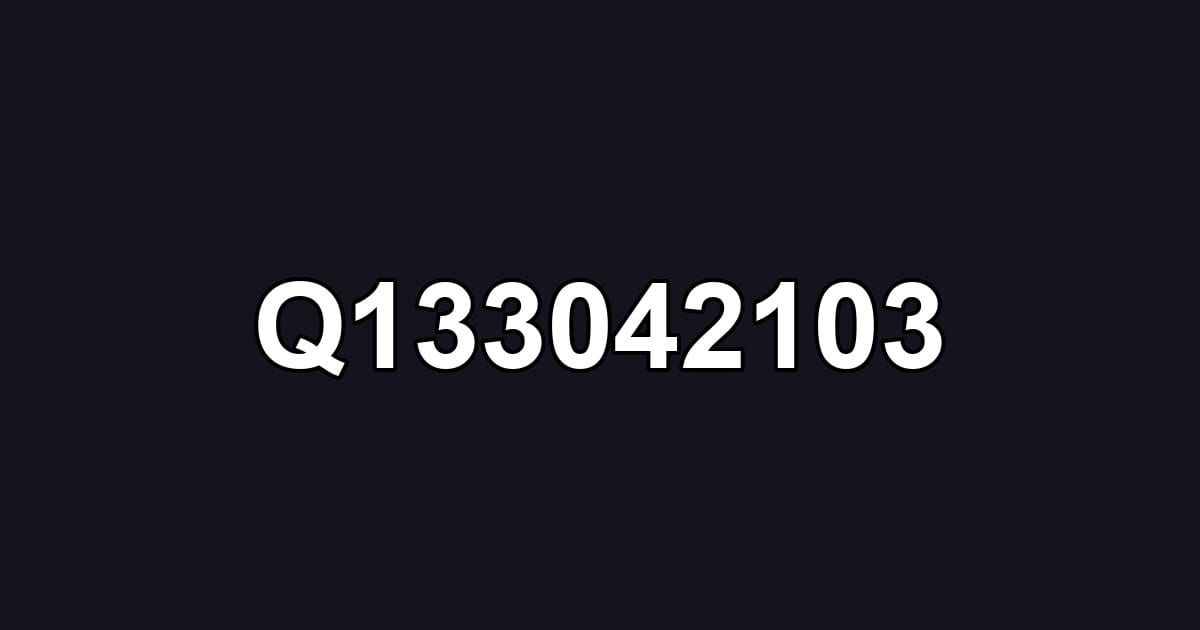 Q133042103