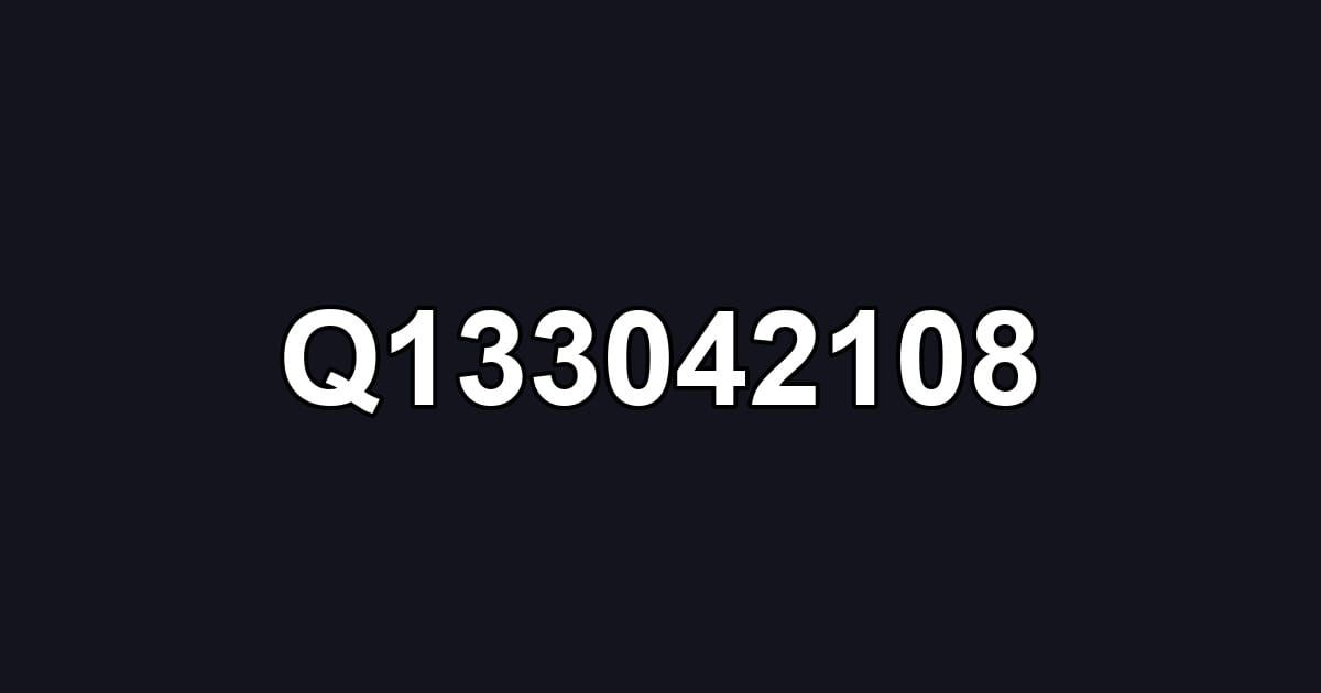 Q133042108